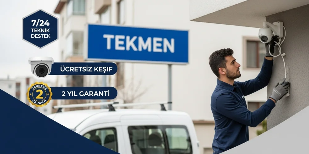 Tekmen Güvenlik Kamera Sistemleri – Profesyonel Kurulum ve 7/24 Destek