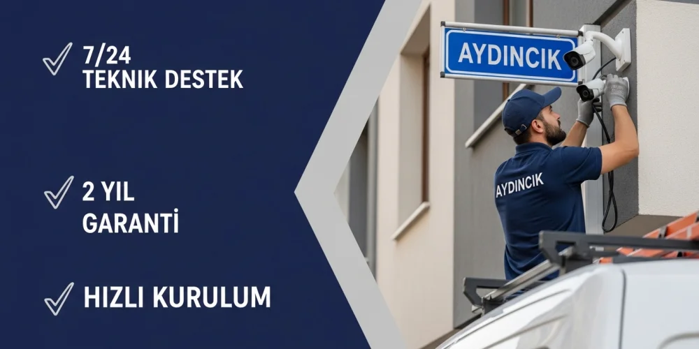 Aydıncık Güvenlik Kamera Sistemleri – Profesyonel Kurulum ve 7/24 Destek