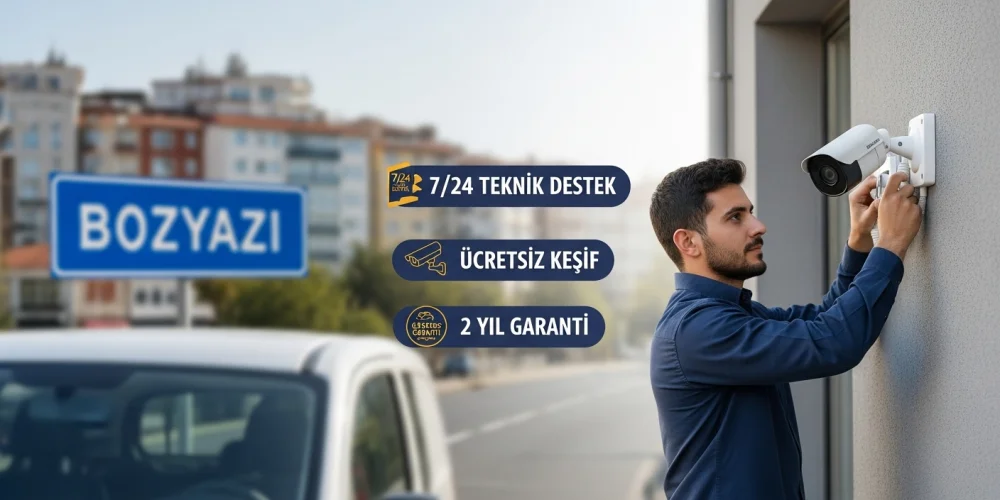 Bozyazı Güvenlik Kamera Sistemleri – Profesyonel Kurulum ve 7/24 Destek